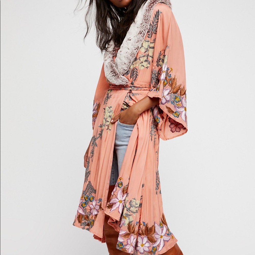 Iso free people peach cocktail hour dress